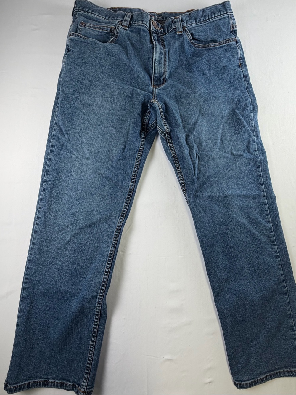 Ridgecut Work Denim Relaxed Fit in Medium Blue -Distressed Good shape 40 X30